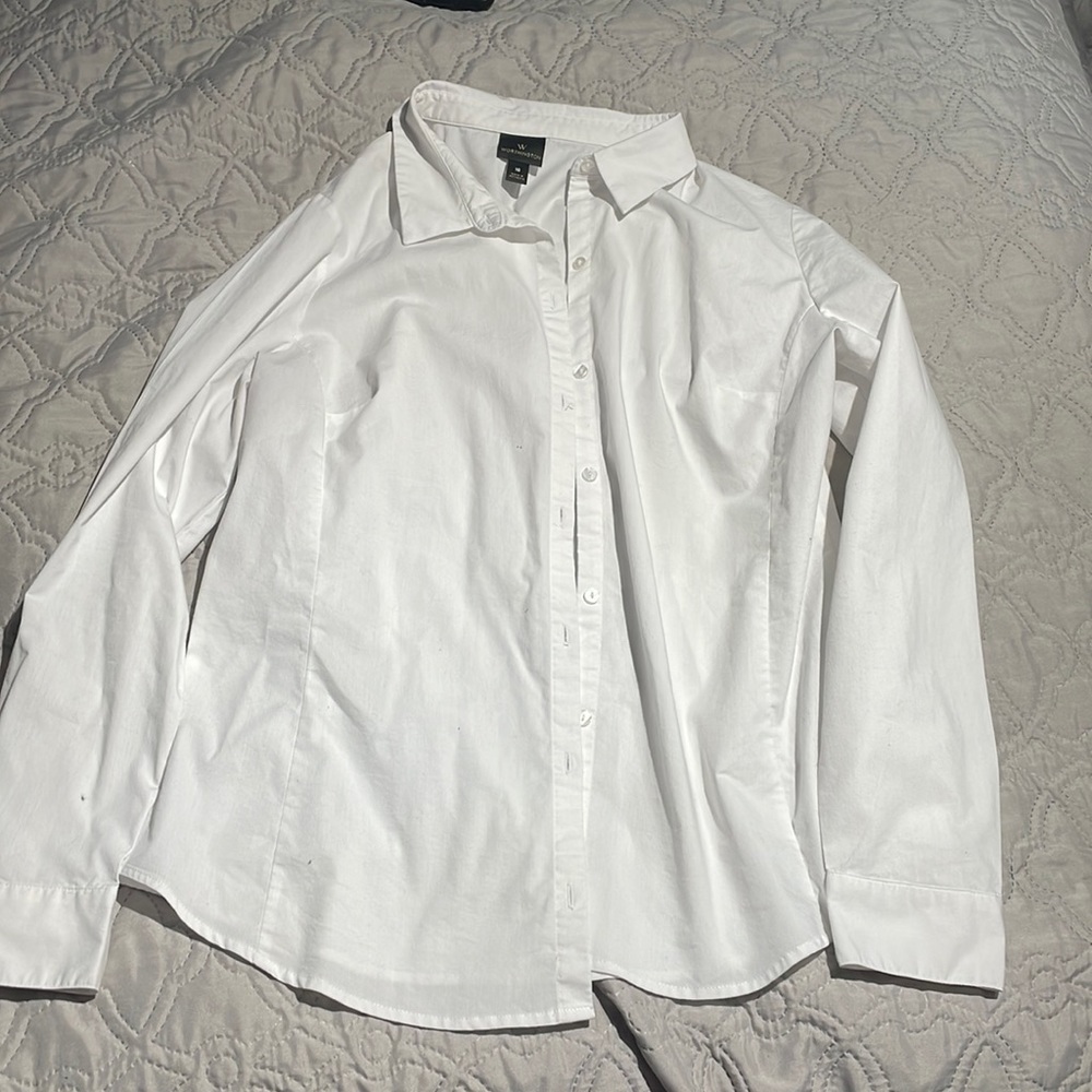 White button down shirt